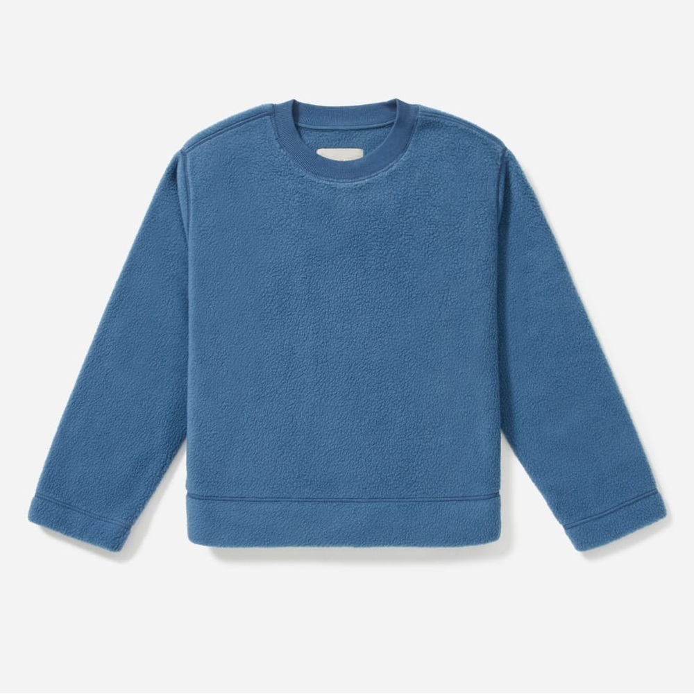 Everlane ReNew Blue Crewneck Pullover
